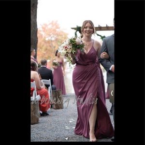 David’s Bridal Formal Dress Color: Chianti Size: 8 Worn once, no alterations